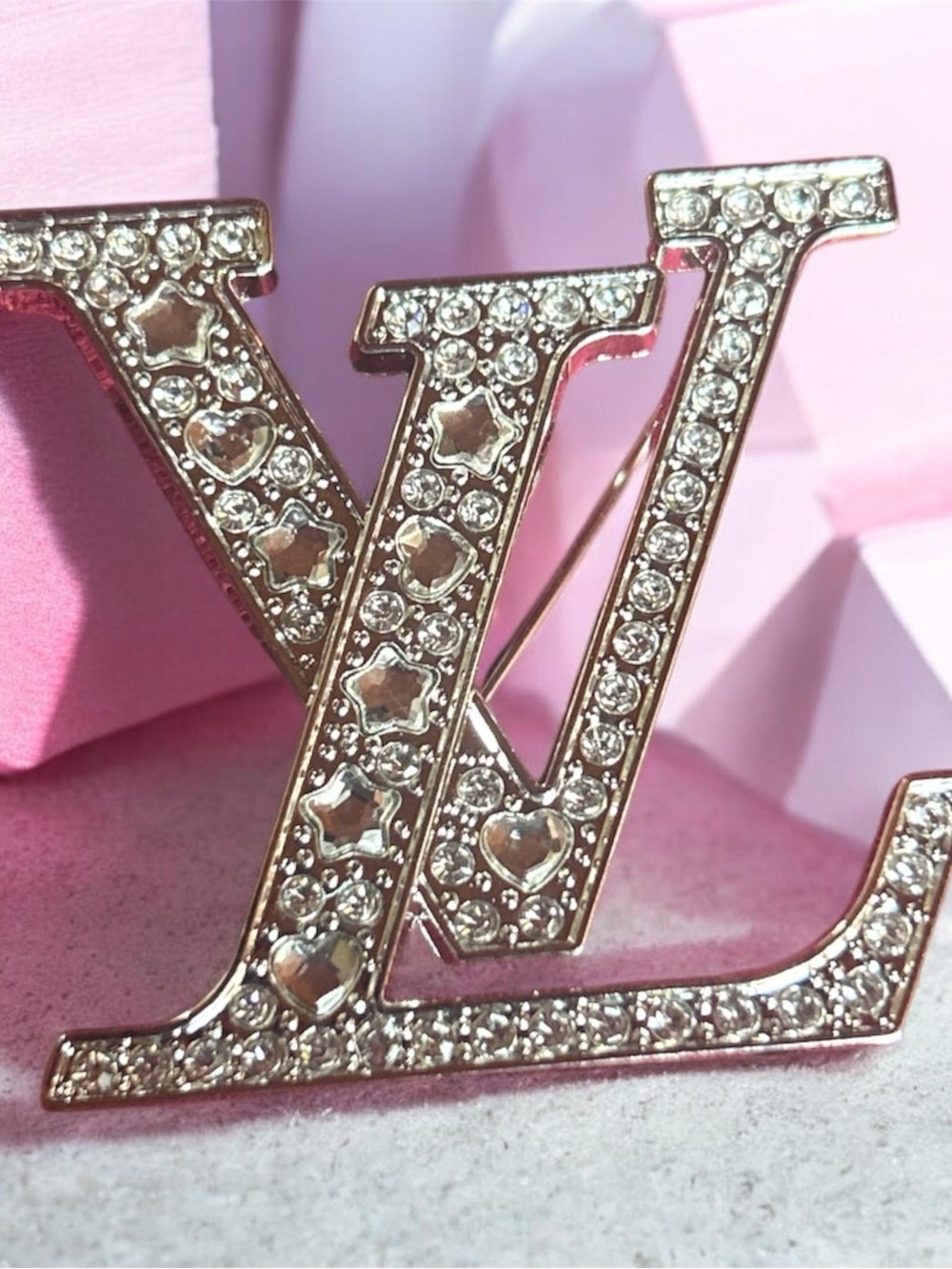 Crystal-Embellished  Brooch